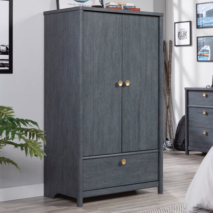 Sauder Dover Edge Armoire, Glacier Oak Finish