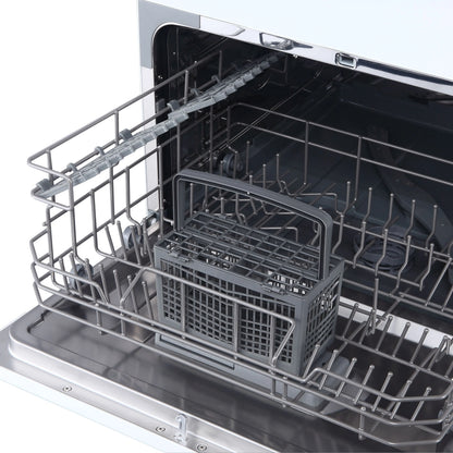 Whynter Countertop Portable Dishwasher, 6 Place Setting, White, LED, Energy Star, White