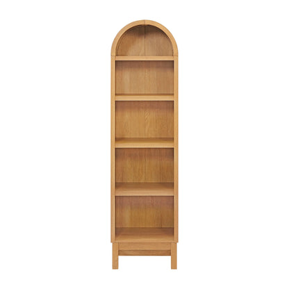 Better Homes & Gardens Juliet Narrow Arch Bookcase, Rich Black and Light Honey