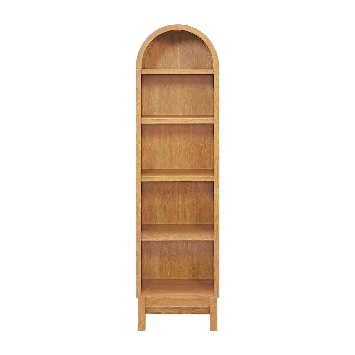 Better Homes & Gardens Juliet Narrow Arch Bookcase, Deep Green and Light Honey
