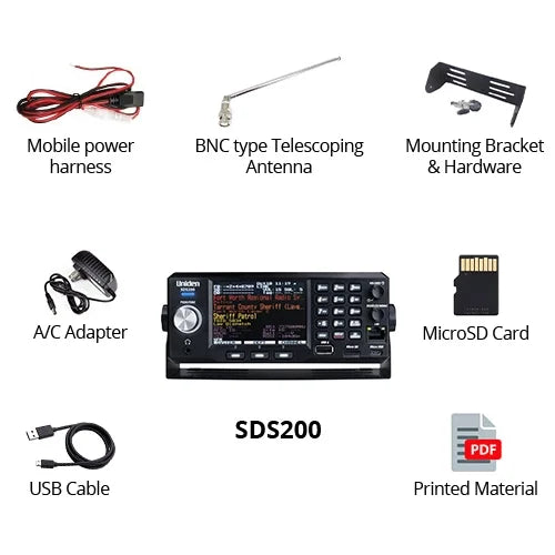 Uniden SDS100 True I/Q Handheld Digital Police Scanner