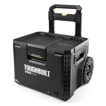 ToughBuilt Portable 2-in-1 Rolling Tool Box with Wheels & Stackable Design