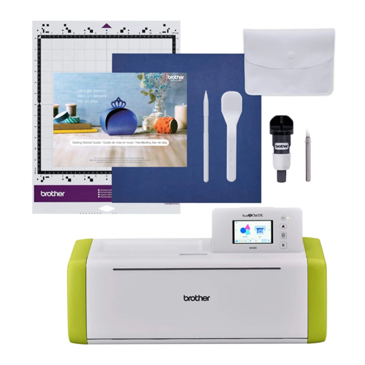 Brother ScanNCut DX SDX85 Electronic Cutting Machine with Built-in Scanner - Lime Green