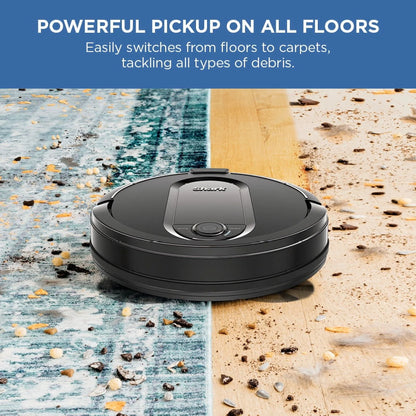 Shark IQ Robot Vacuum with XL Self-Empty Base, Home Mapping, Self-Cleaning Brushroll, Wi-Fi,RV1000AE