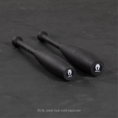 Titan Fitness 45 LB Steel Club for Functional Grip Strength Training