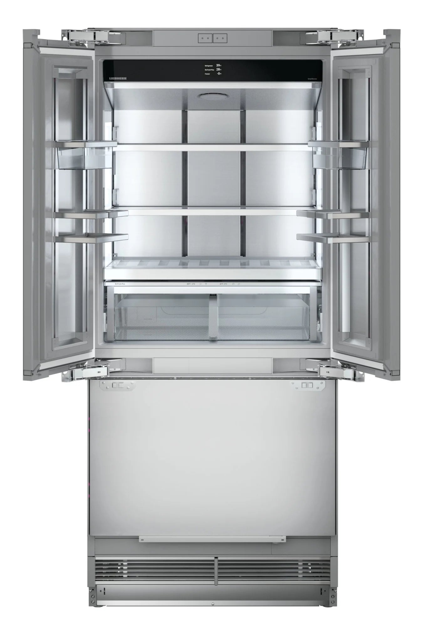 Liebherr Mcb-3652 Monolith 36" Wide 18 Cu. Ft. Energy Star Rated French Door Refrigerator