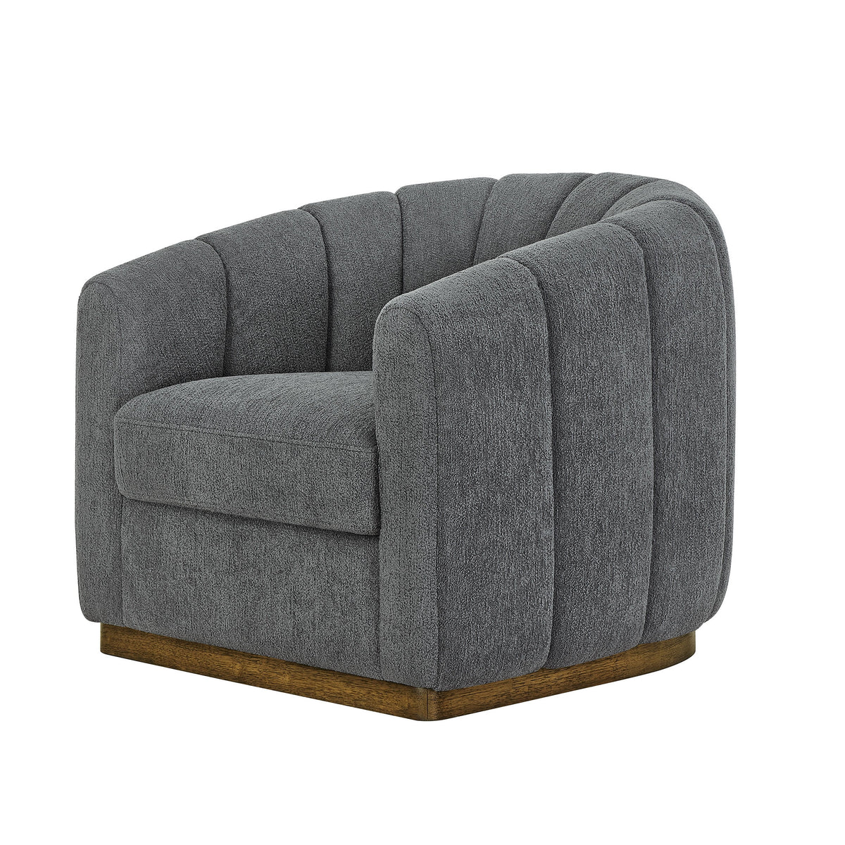 Better Homes & Gardens Lillian Accent Swivel Chair, Cream Linen
