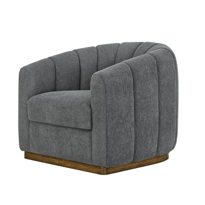 Better Homes & Gardens Lillian Accent Swivel Chair, Cream Linen