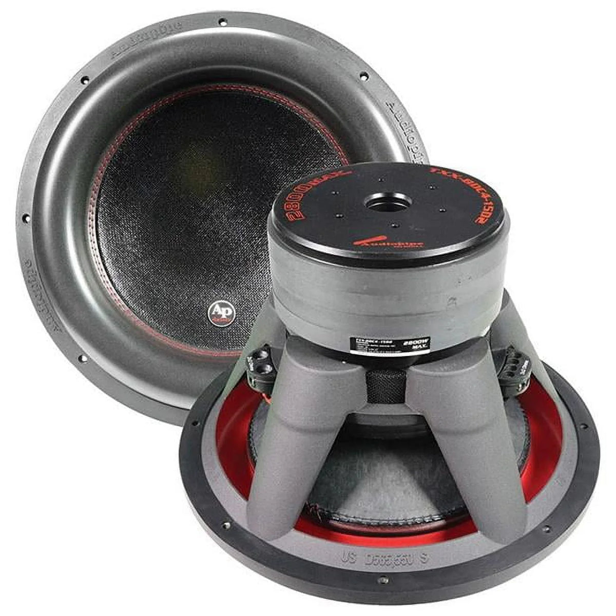 AudioPipe TXX-BDC4-15D2 15-Inch Subwoofer Dual 2 Ohm 1400 Watts RMS Car Audio