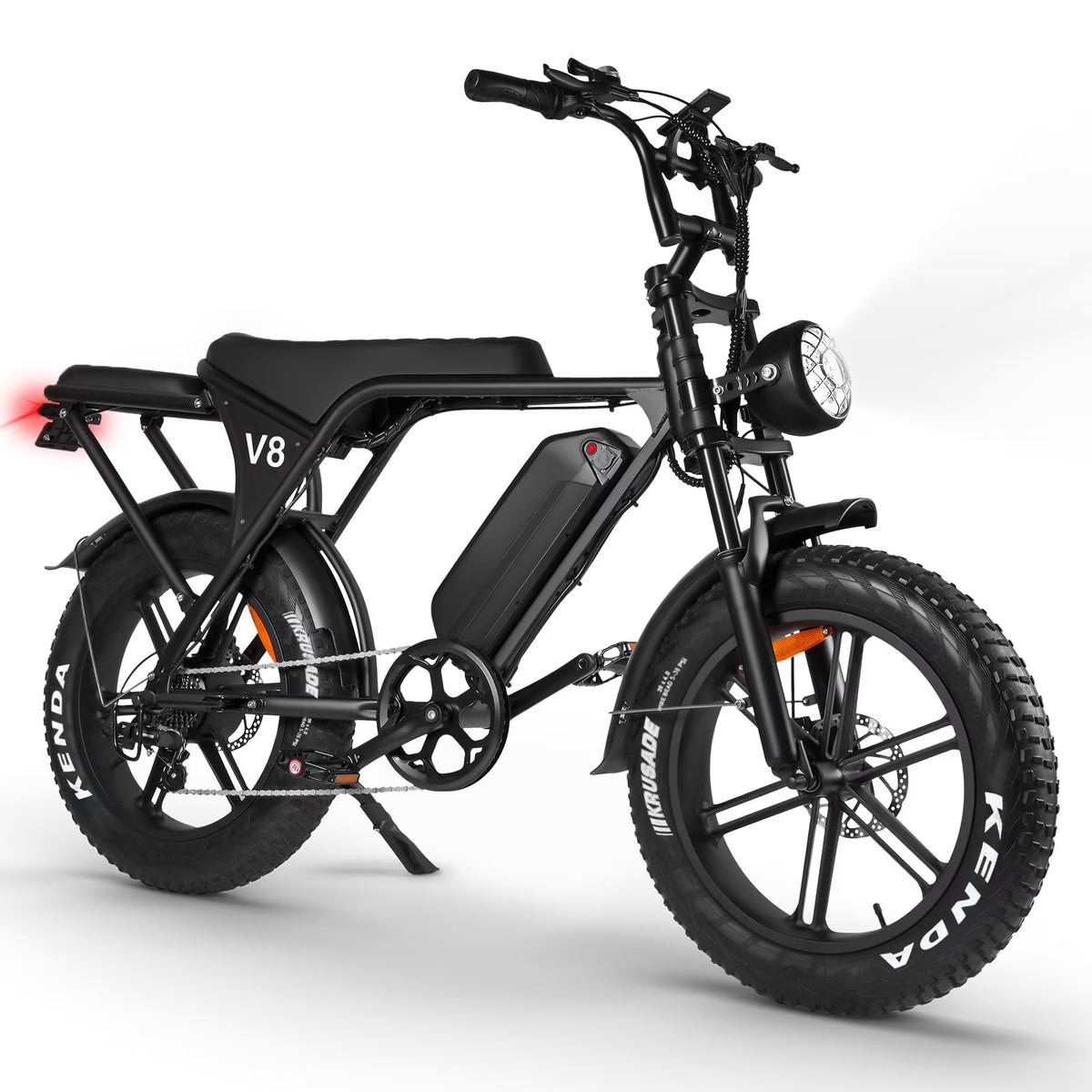 VTOKW Electric Bike for Adults,1000W Peak Motor Adult Electric Bicycle,48V 15.6Ah Battery,Up to 31MPH,20'' Fat Tire Ebike,Dual Disc Brakes Mountain Bike for Cycling,7 Speed E Bike,E-bike UL2849
