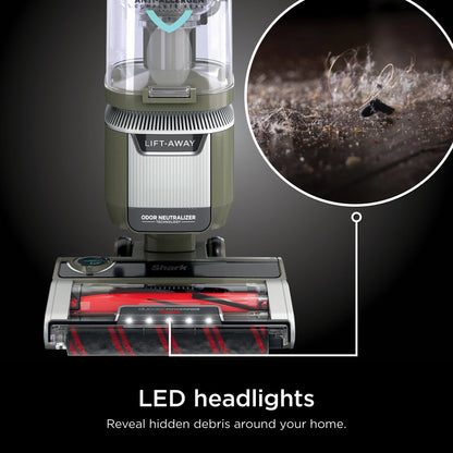Shark Upright Vacuum, Rotator Pet Lift-Away ADV, Pet Friendly, Bagless, DuoClean PowerFins HairPro Brushroll, HEPA Filter, Hard Floor and Carpet, Swivel Steering, LED Lights, LA700, Sage