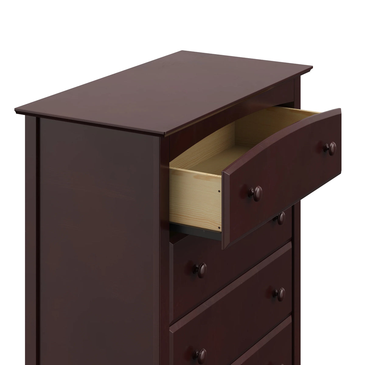 Storkcraft Kenton 5 Drawer Nursery Dresser, Pebble Gray