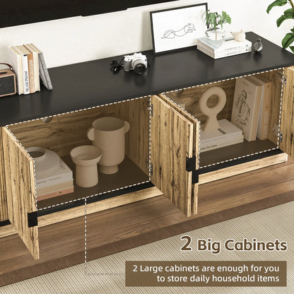 TV Stand, Modern Entertainment Center for TVs Up to 75 inch