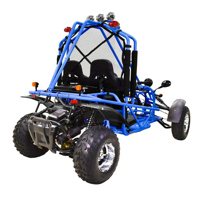 Massimo GKA 200 169cc EFI Adult Go Kart with 10HP Engine, 2WD Off-Road Go Cart, Dual Seats, Red