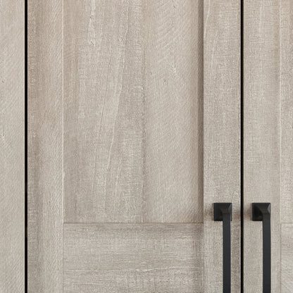 Sauder Two-Door Storage Cabinet, White Finish
