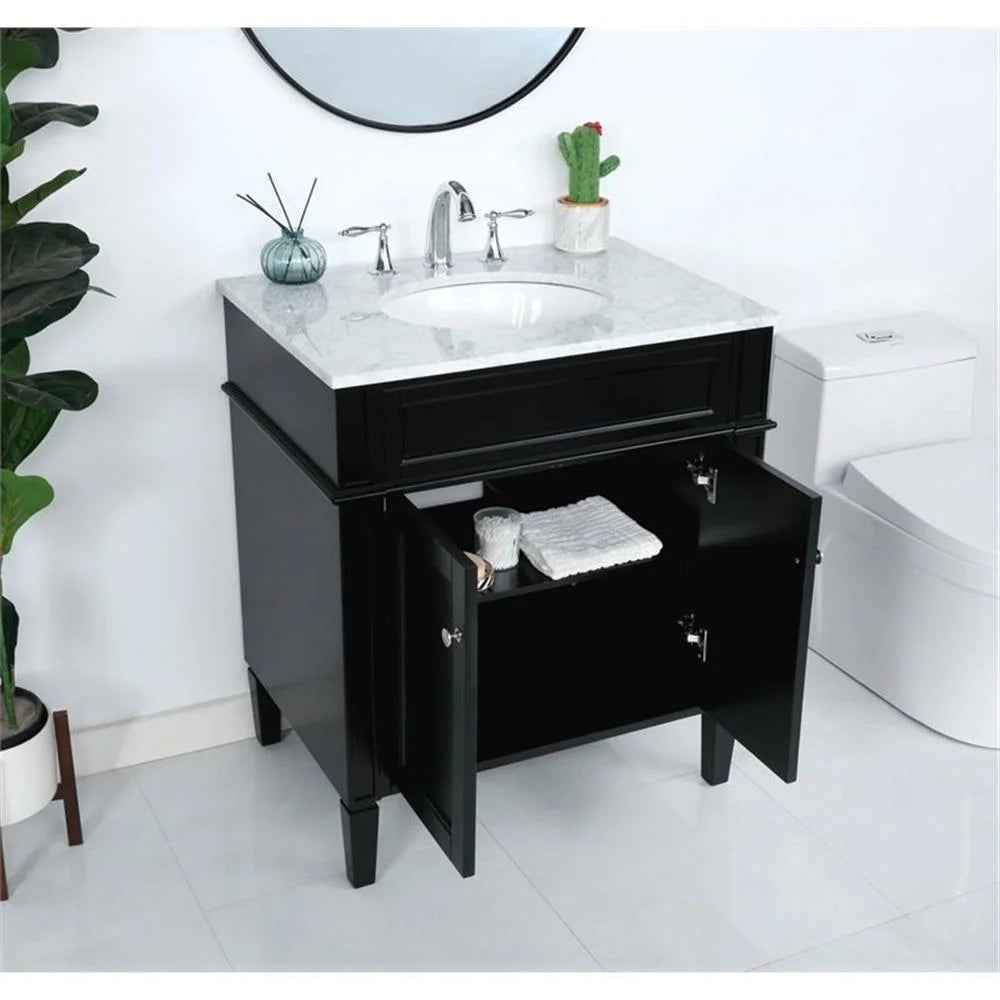 Elegant Kitchen and Bath 30 inch Single bathroom vanity in Grey
