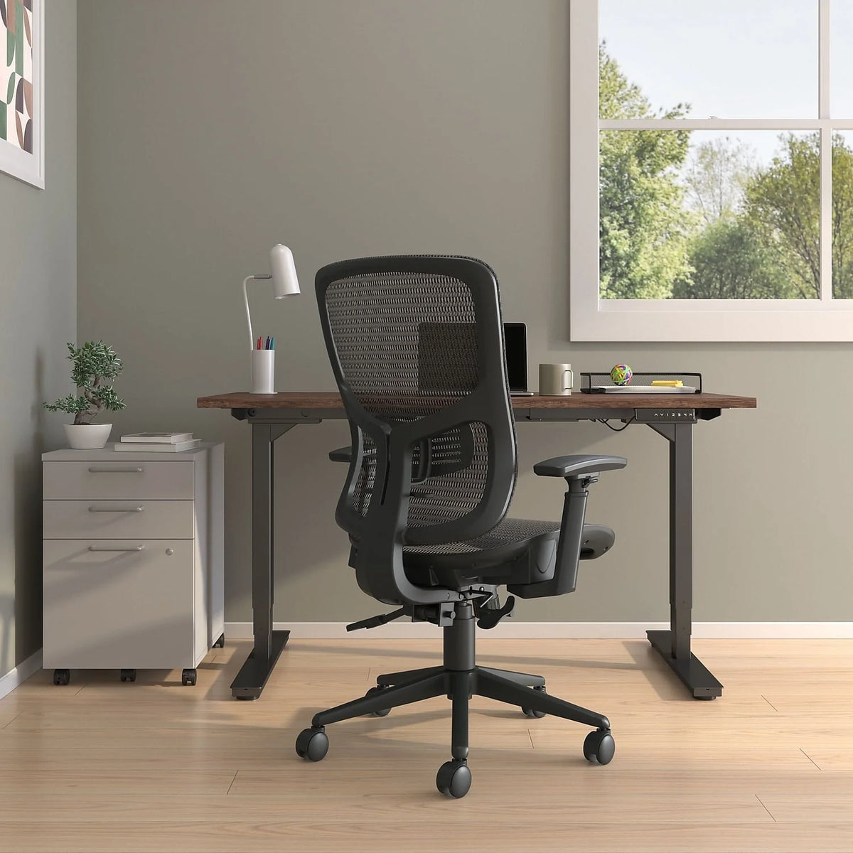Staples Kroy Mesh Task Chair Black UN59456