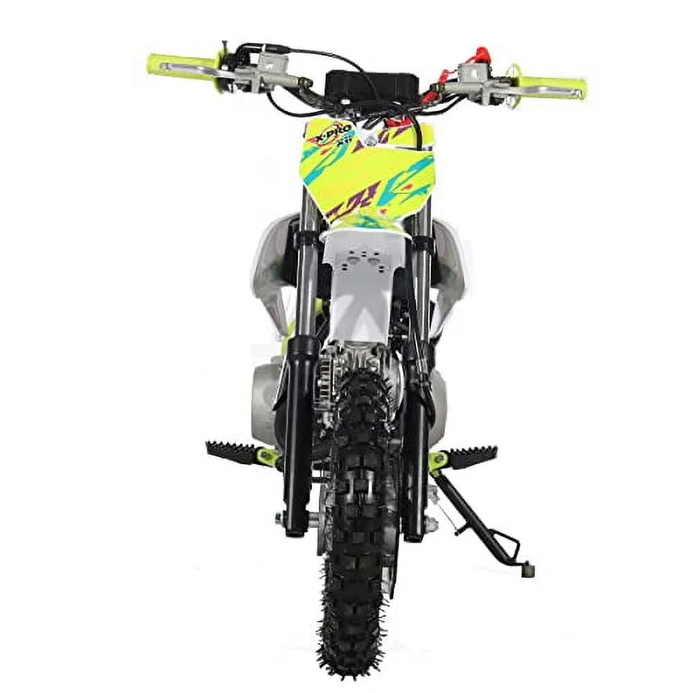 X-Pro Brand New X11 110cc Gas Pit Dirt Bike with Automatic Transmission, E-Start, 10" Wheels!