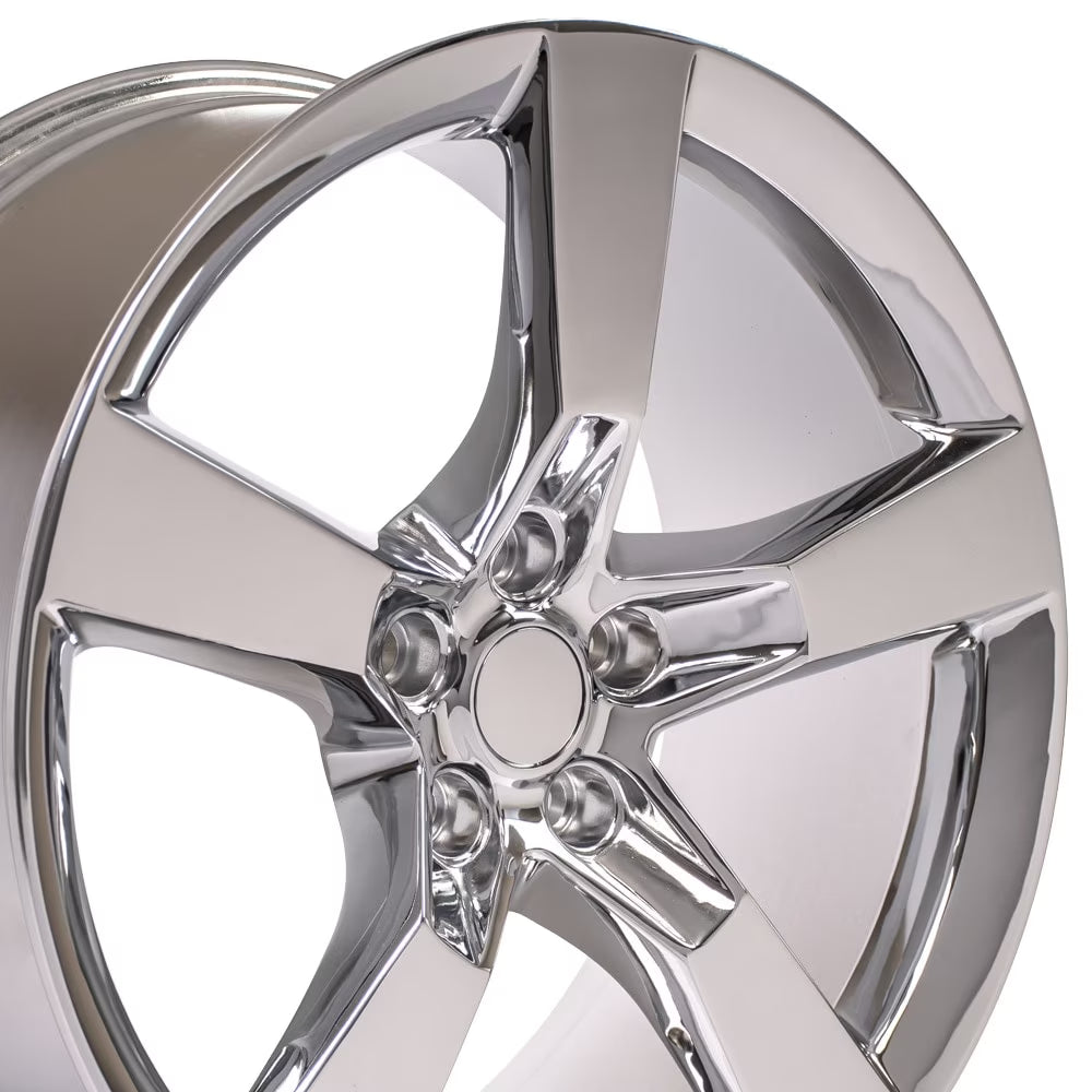 20 inch Wheel Fits 2010-2015 Chevrolet Camaro Base - SS Style Chrome 20x9 Rim