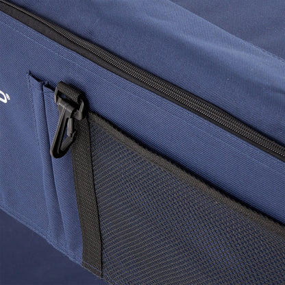 Disc-O-Bed XL Cam-O-Bunk Benchable Double Cot with Storage Organizers, Navy