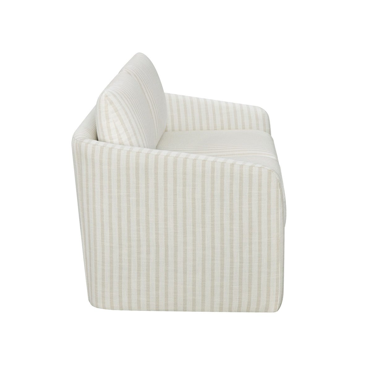 Beautiful Drew 72.2" Sofa by Drew Barrymore for Adults, Striped Linen