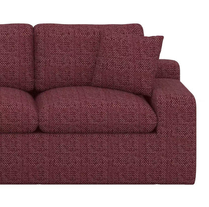 BEBPILOO Modular Chenille 107.9" Sofa with Flexible Configuration, Double - Layer Cushions, Deep Seating & Side Storage Pockets, Full-compressed Sofa for Living Room, Gray