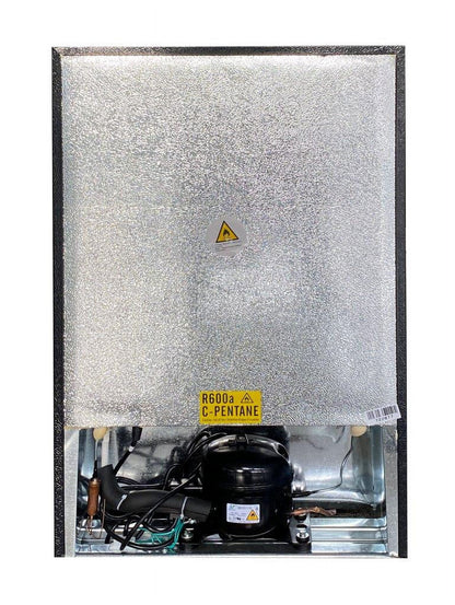 Frigidaire, 4.5 Cu. Ft. Compact Fridge with Chrome Trim - EFR492, Platinum