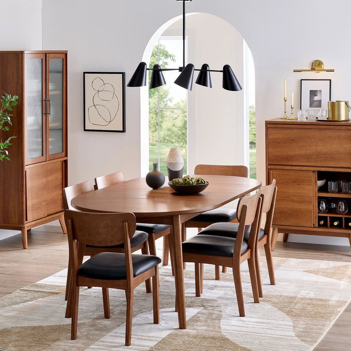 Better Homes & Gardens Greyson Bar Cabinet, Acorn Finish