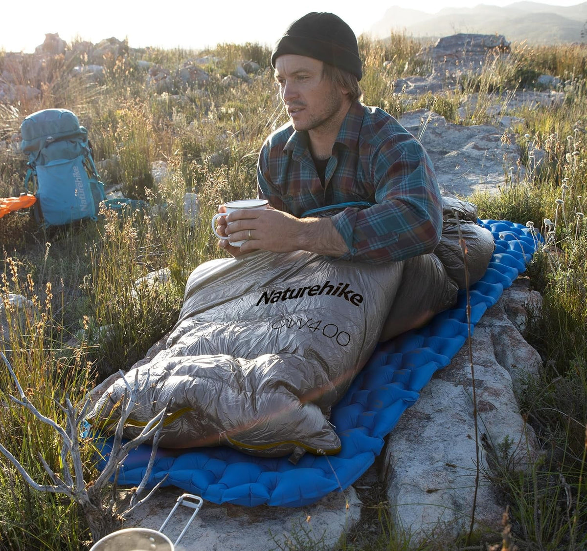 Naturehike Ultralight White Goose Down Sleeping Bag 750/550 Fill Power with Compression Sack