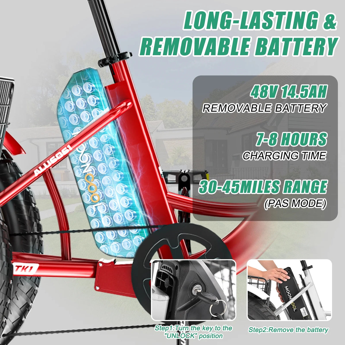 20" x 4" Fat Tire Electric Tricycle for Adult, 7 Speeds Electric Trike 48V 500W Motorized Tricycle , Electric Three Wheels Bicycle for Senior, Aluminum Frame & Rear Basket ,16mph