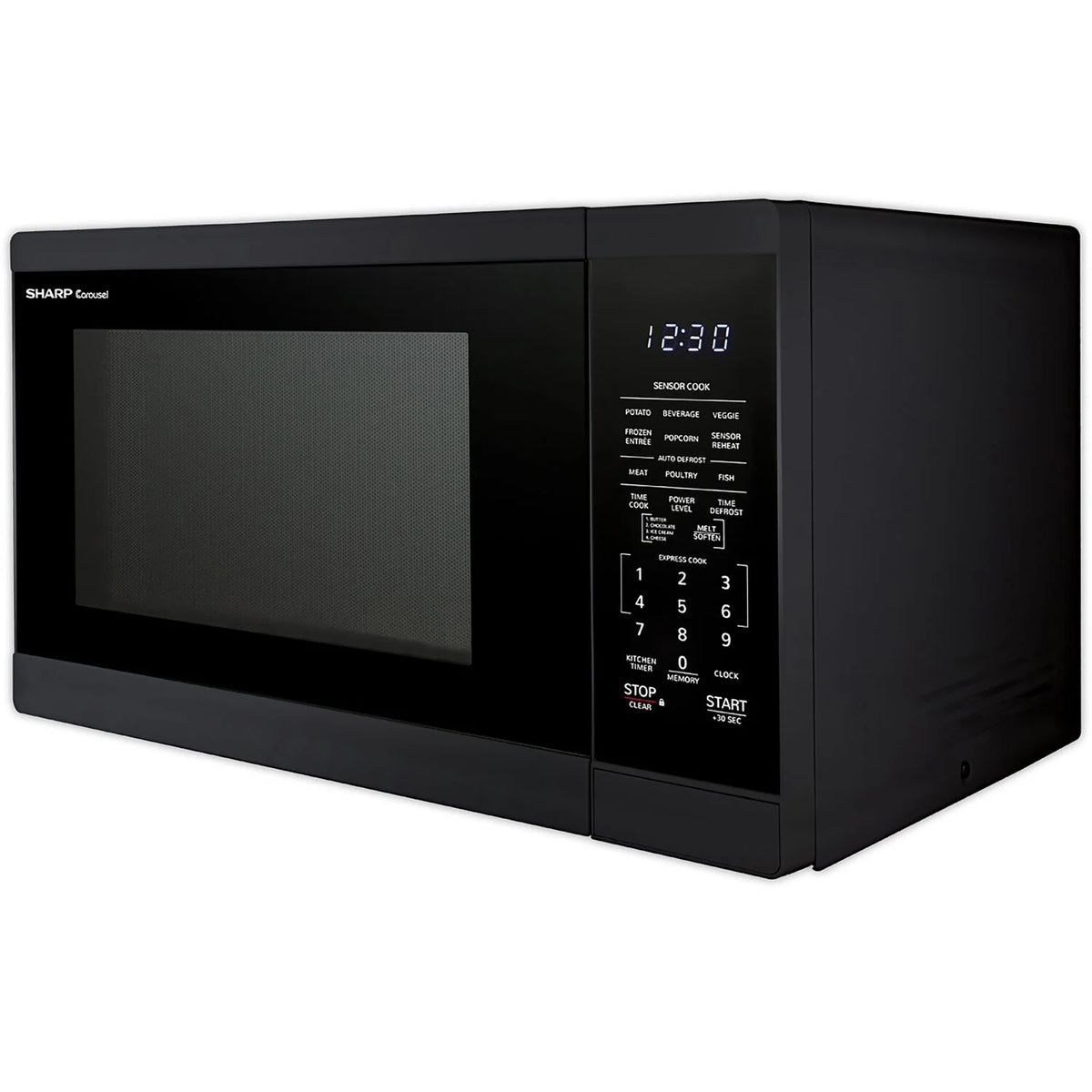 Sharp 1.4-Cu. Ft. Countertop Microwave Oven in Black