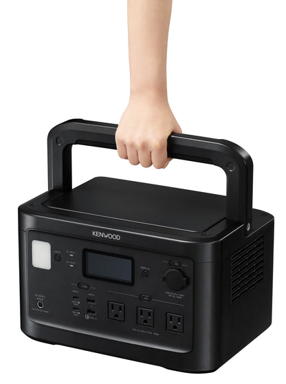 KENWOOD Portable Power Station BN-RK800, 700Wh Backup Lithium Battery, 120V/806W AC Outlets, USB Ports, Automatic Power Supply