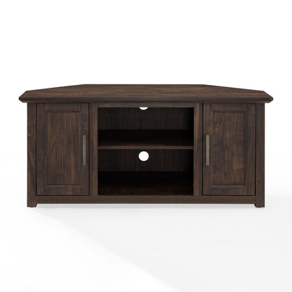 Crosley Furniture Camden 48" Corner Tv Stand Dark Walnut