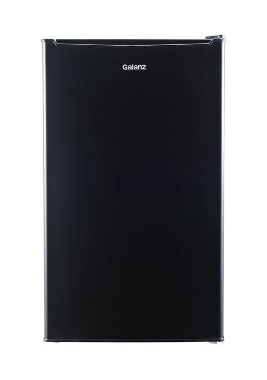 (3 pack) Galanz 3.3 Cu ft One Door Mini Fridge, Black Estar, New