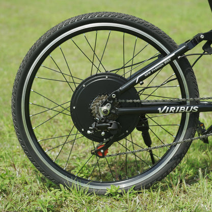 Viribus Electric Bike Conversion Kit 26" Rear Wheel 1000W Hub Motor LCD eBike DIY Set
