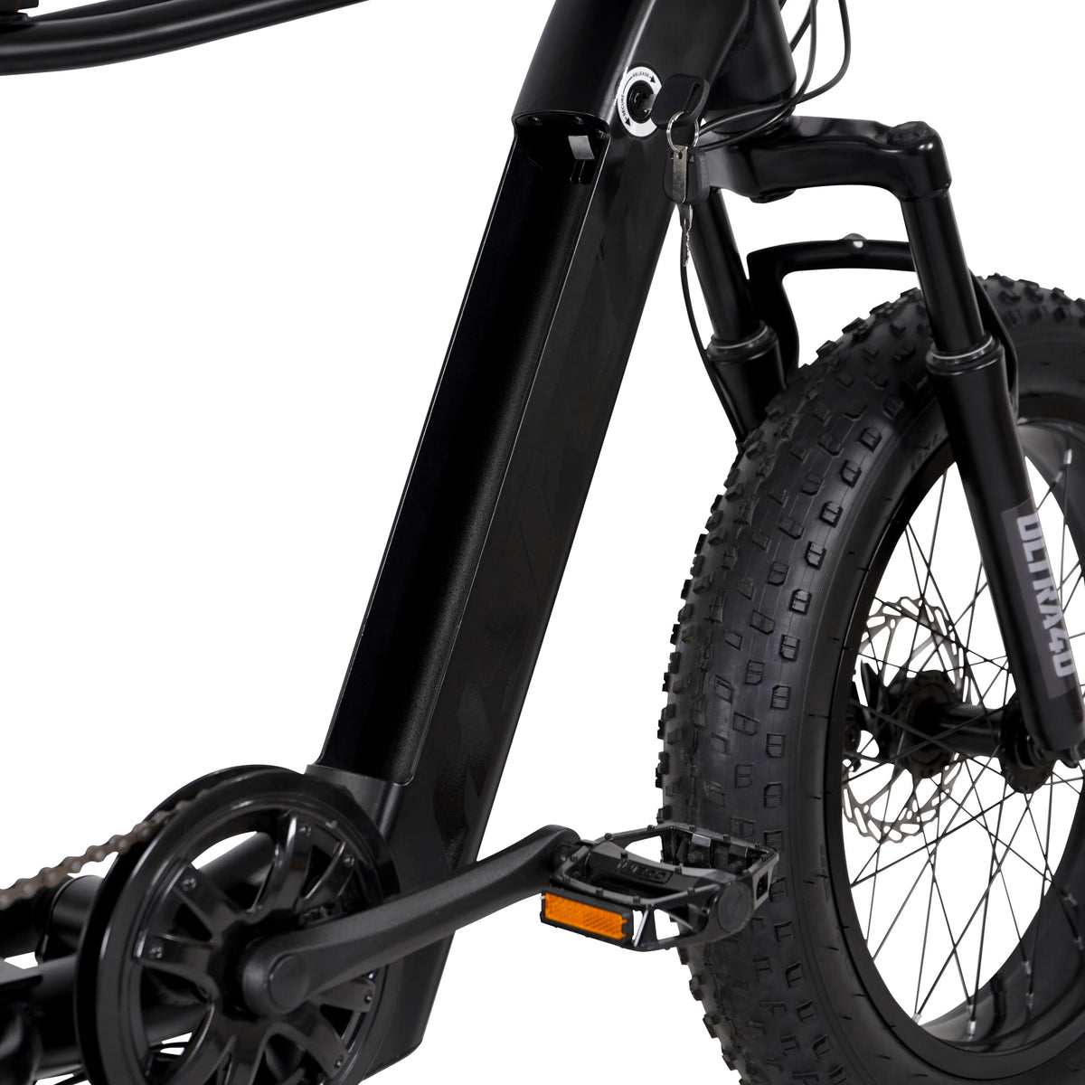 Hyper Bicycles Ultra 40 20" 36V Electric Bike for Adults, 250W E-Bike Motor, Matte Black