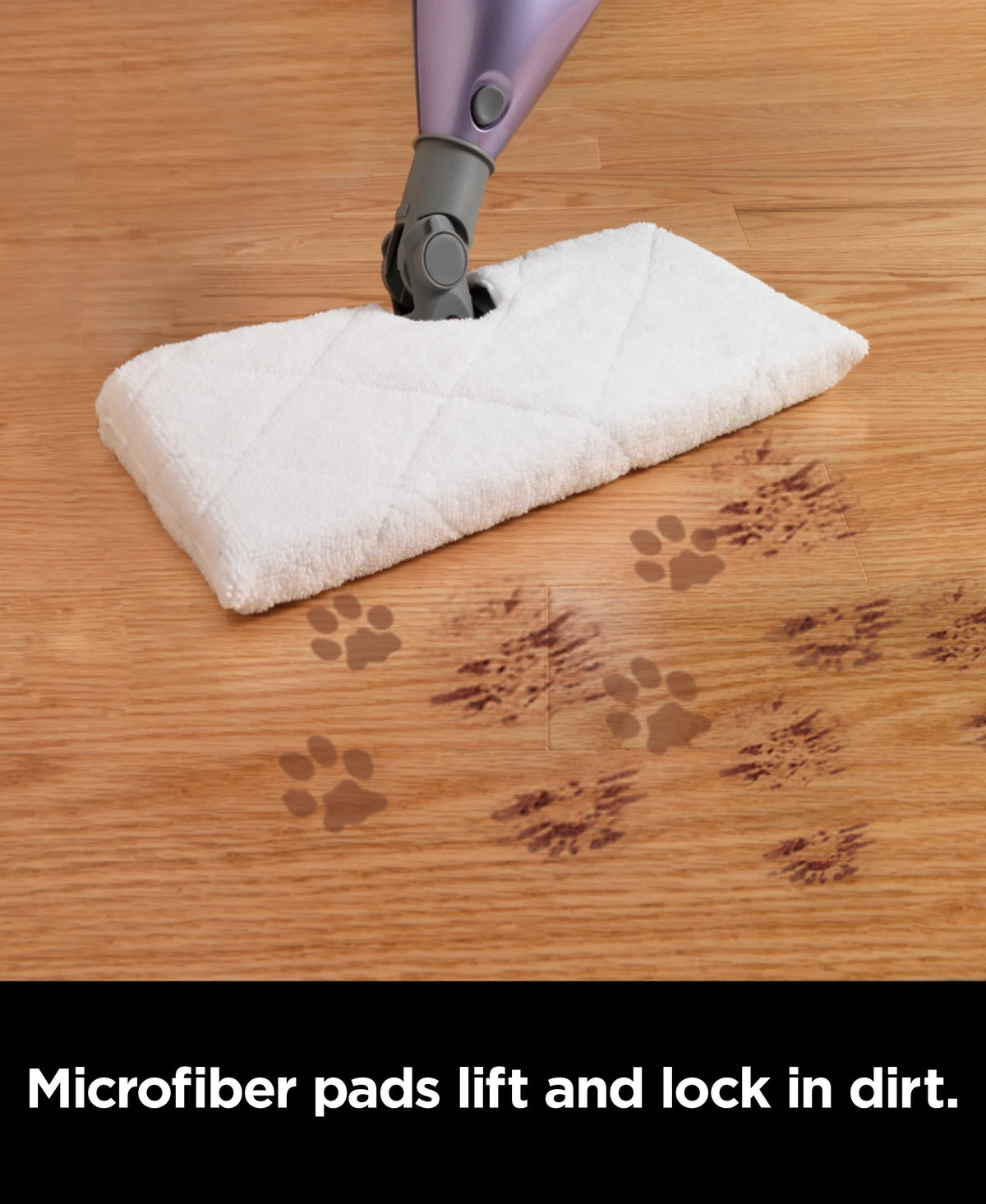 Shark S3501 Steam Pocket Mop, With 2 Washable Pads, Easy Maneuvering, Quick Drying, Soft-Grip Handle and Powerful Steam