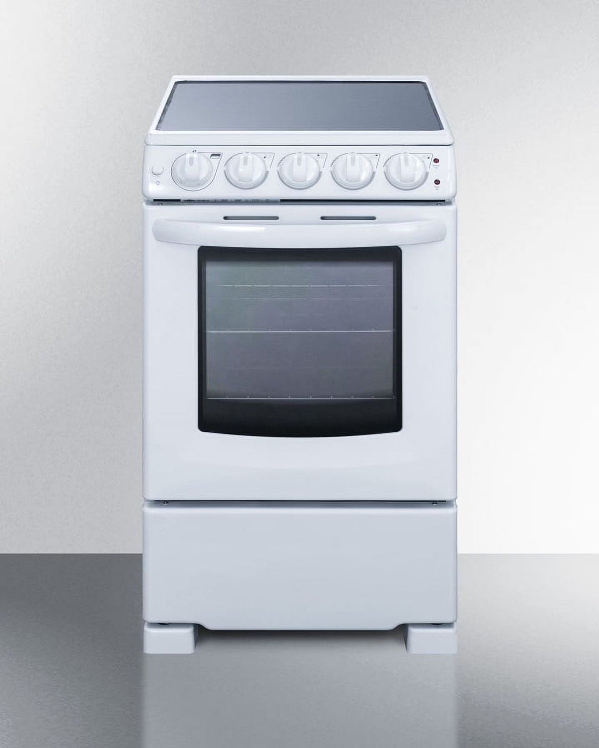 Summit 24�� 2.9 cu ft Electric Range in Ceramic