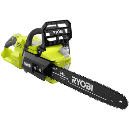 Ryobi 14" 40V Battery Powered Chainsaw, Brushless Motor for Gas-Like Power