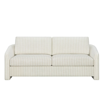 Beautiful Drew 72.2" Sofa by Drew Barrymore for Adults, Striped Linen