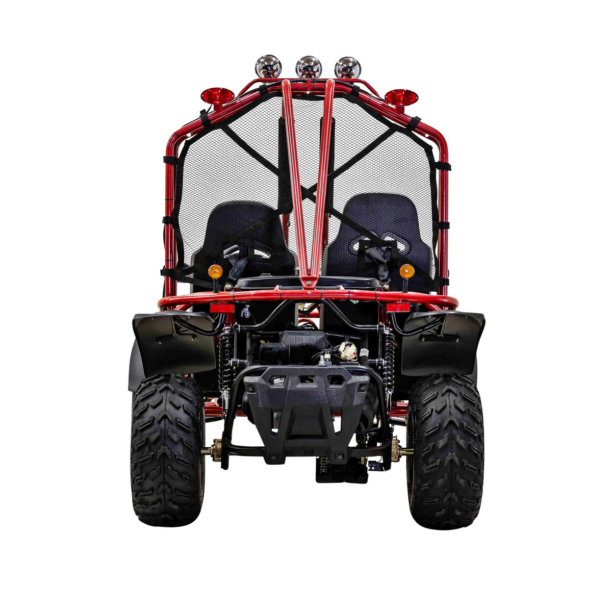 Massimo GKA 200 169cc EFI Adult Go Kart with 10HP Engine, 2WD Off-Road Go Cart, Dual Seats, Red