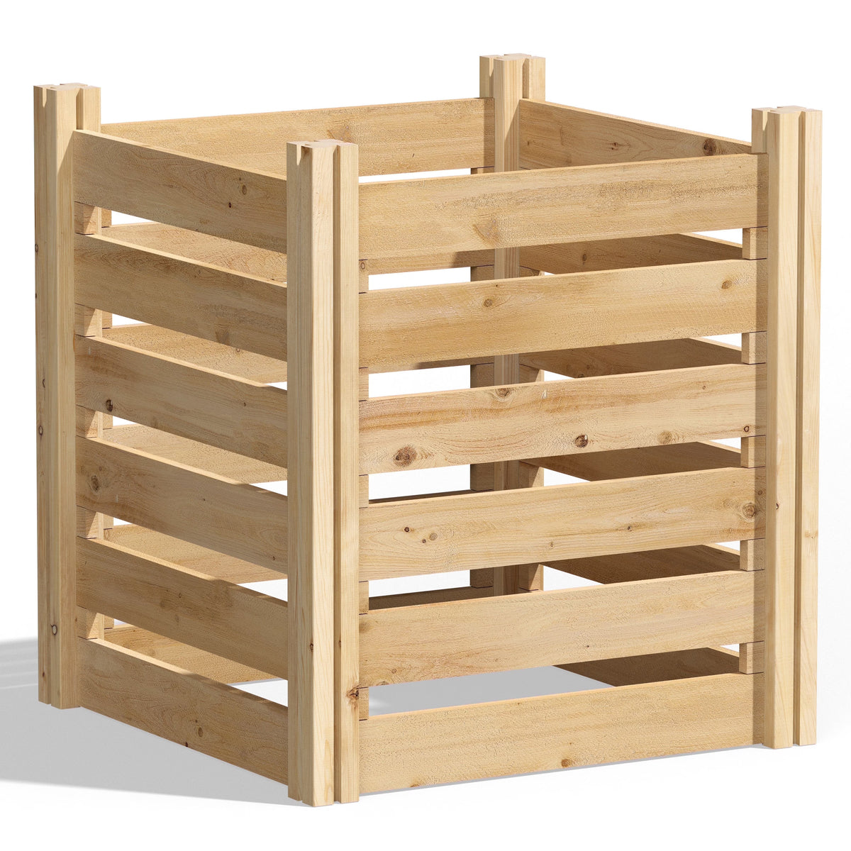Greenes Fence Cedar Wood Composter 24" x 24" x 31", 77.3 gal.