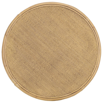 SAFAVIEH Modern Round Rattan Coffee Table, Natural