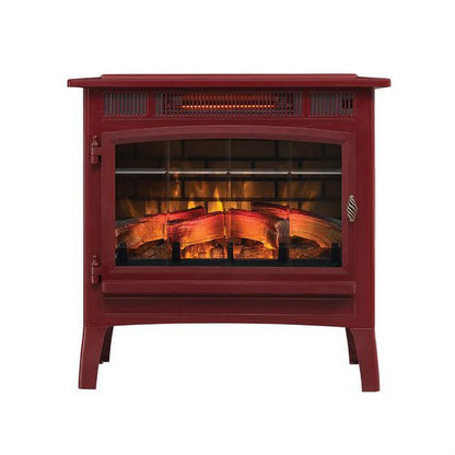 Duraflame 3D Black Infrared Electric Fireplace Stove with Remote Control - DFI-5010-01