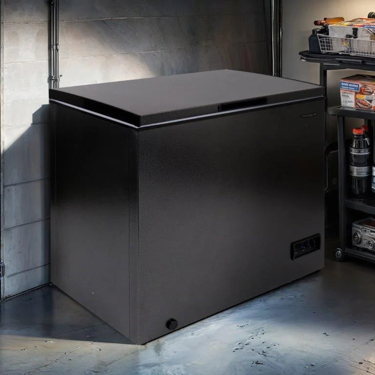 Frigidaire, 5.0 Cu. ft. Chest Freezer, Black Granite Design