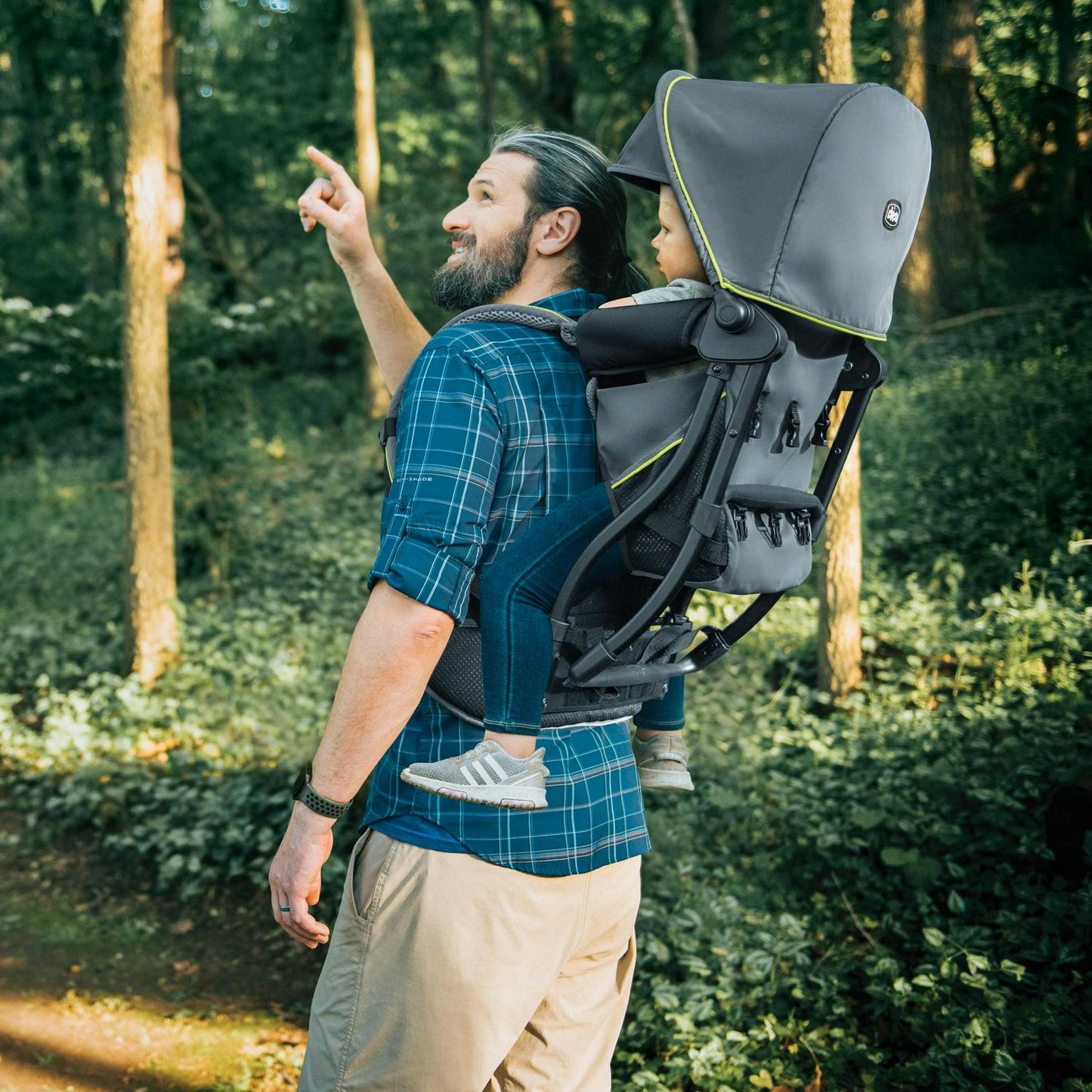 Chicco SmartSupport Backpack Carrier - Solar (Grey). New