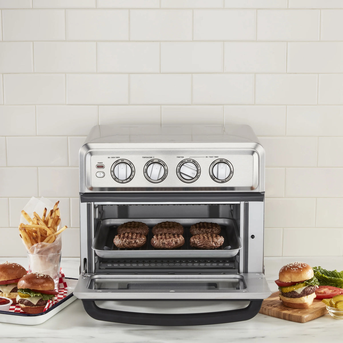 Cuisinart Air Fryer Toaster Oven with Grill, Stainless Steel