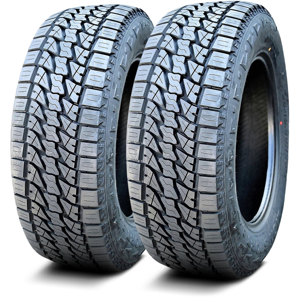 Set of 4 (FOUR) Leao Lion Sport A/T 275/65R18 116T AT All Terrain Tires Fits: 2015-23 Ford F-150 Lariat, 2019-23 Chevrolet Silverado 1500 LT Trail Boss