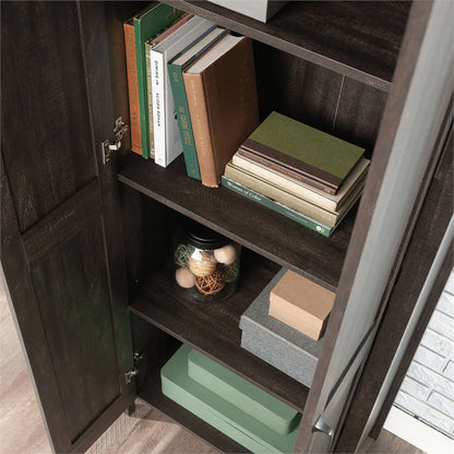 Sauder Two-Door Storage Cabinet, White Finish