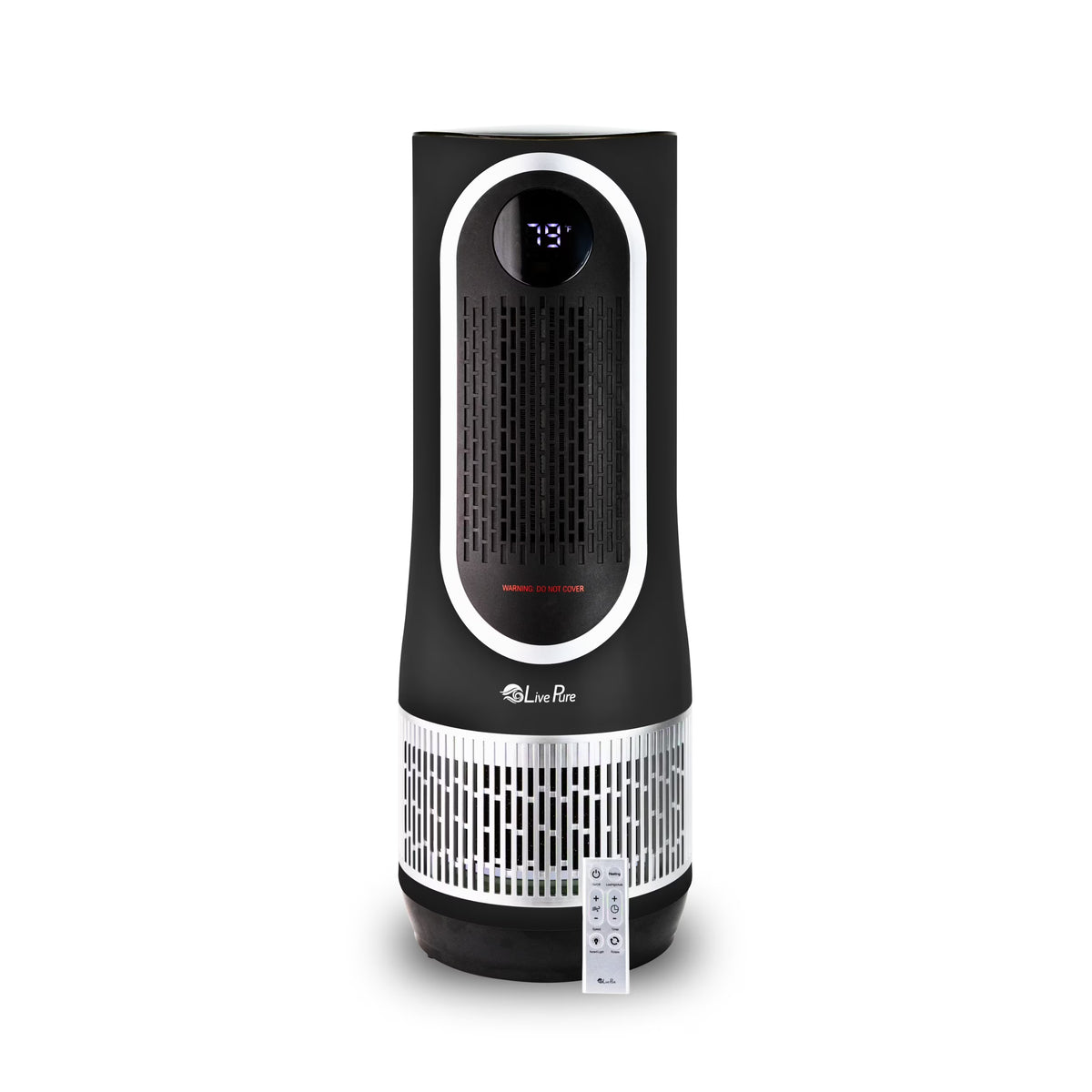 LivePure 3 in 1 Clean Heat Air Purifier/Fan & Heater. Denim Blue